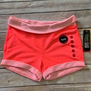 NWT Green Soda Hot Pink Shorts